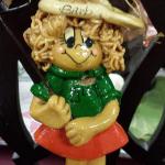 Handmade Dough Lady Golfer Ornament.  Adorable.  Pre-owned & in excellent condition.  $15.00 obo