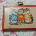 Hallmark Friends Plaque.  Adorable and made of wood.  Measures 4.5" x 3".  Pre-owned & in excellent condition. $10.00 obo