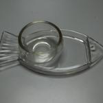 Vintage Glass Fish Tea Plate & 
Cup.  Very unique set.  Pre-owned & in excellent condition.  $7.00 for the set obo