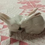 Royal Copenhagen Porcelain Bunnies.  Marked on bottom "Denmark" and numbered 065.  Pre-owned & in excellent condition.  $40.00 obo