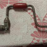 Vintage Hand Drill with Red Bakelite Handles.  Pre-owned & in great condition.  $19.95 obo