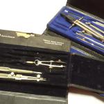 Vintage Drafting Instruments in Cases.  One Case if from Germany, Technical Supply Co.  Both are pre-owned & in good condition, some instruments missing from case.  $10.00 obo for the German case and $20.00 obo for the other case