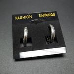 Sterling Silver Medium Hoop Earrings.  Pre-owned & in excellent condition.  $12.00 obo