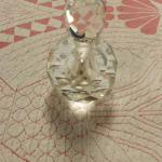 Vintage Diamond Cut Perfume Bottle with Topper.  Measures 4" high.  Pre-owned & in excellent condition.  $35.00 obo