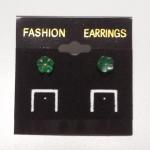 Jade Carved Flower Post Earrings.  Adorable.  Pre-owned & excellent condition.  $18.00 obo