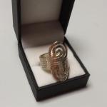 Sterling Silver 6 Strand Swirl Ring.  Gorgeous.  Size 10.  Pre-owned & in excellent condition.  $47.00 obo