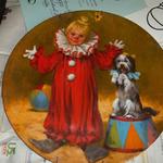 John McClelland - Collector Plate.  Plate 1 in Children's Circus Collector Series:  Tommy the Clown.  Comes with COA and Brochure.  We are asking $15.00 obo