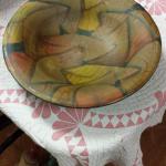 Ceramic Decorative Bowl.   Beautiful.  Measures 12.5" in diameter.  Pre-owned & in excellent condition.  $75.00 obo