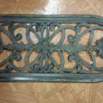 Large Metal Decorative Wall Accent.  Measures 42"l x 18"h.  Pre-owned & in excellent condition.  $50.00 obo