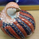 Ceramic Bird with Gold Beak.  Gorgeous piece.  Pre-owned & in excellent condition.  $18.00 obo