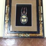 Asian Shadow Box with Hand Carved Frame.  Measures 13.5" x 16".  Pre-owned & in excellent condition.  $38.00 obo