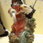 Ray Chia Collection Indian Maiden Fiberoptic Light.  Gorgeous piece.  Measures 16" high.  Pre-owned & in great condition.  $35.00 obo