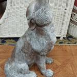 Large Ceramic Howling Coyote.  Beautiful piece.  Measures 12" x 20"h.  Pre-owned & in excellent condition.  $50.00 obo