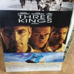 1999 "Three Kings" Movie Poster.  From Warner Bros Film.  Professionally mounted.  Measures 27" x 40".  Pre-owned & in excellent condition.  $30.00 obo