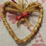 Wheat Braided Heart.  Beautiful Wall Décor.  Pre-owned & in excellent condition.  $15.00 obo