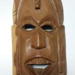 Hand Carved Kenya Face.  Believe to be balsam wood.  Pre-owned & in excellent condition.  $15.00 obo