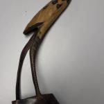 Hand Carved & Etched Water Buffalo Horn.  Gorgeous piece of décor.  Pre-owned & in excellent condition.  $75.00 obo