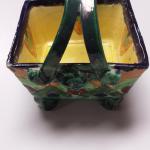 Handmade & Painted Italian Ceramic Basket.  Gorgeous piece.  Pre-owned & in excellent condition.  $20.00 ob