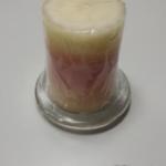 Pillar Candle with Glass Holder.  Mint piece with original wrapper.  Pre-owned & in excellent condition.  $10.00 obo