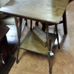 Vintage Folk Art Wood Table.  Beautiful Table.  Measures 20" square x 28.5" high.  Pre-owned & in great condition.  $50.00 obo