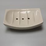 White Ceramic Soap Bar Dish.  Pre-owned & in excellent condition.  $5.00 obo