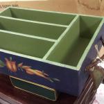 The Stonehouse Farm Collection Flatware Caddy.  Hand painted by Tracy Porter.  Measures 15.5 x 10.5 x 3.5.  Pre-owned & in excellent condition.  $35.00 obo