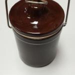 Vintage Brown Cheese Crock with Lid.  Great Vintage piece.  Pre-owned & in excellent condition.  $10.00 obo