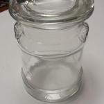 Glass Milk Can with Lid.  Great piece for Cookie Jar or Pet Treat Jar.  Pre-owned & in excellent condition.  $16.00 obo